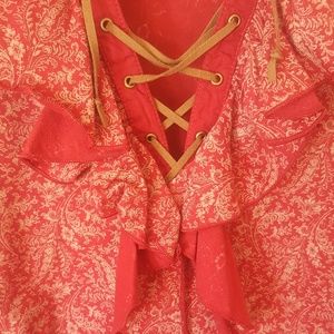 Ralph Lauren Ruffle Blouse.